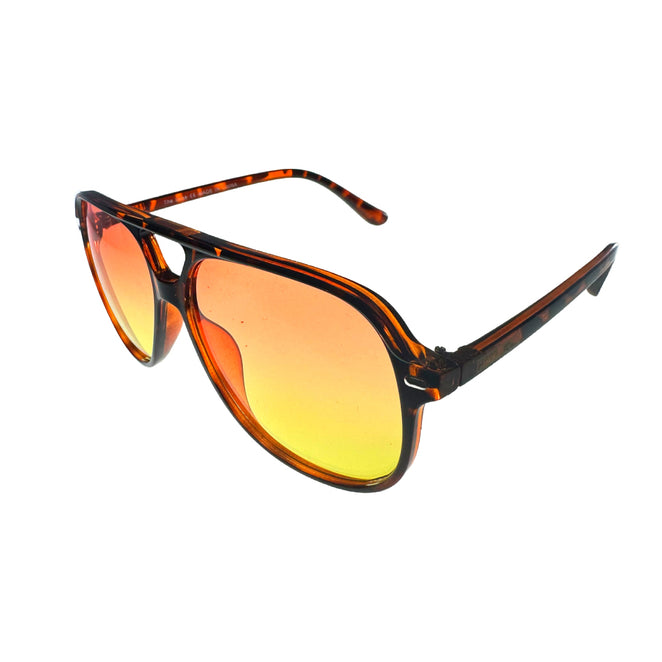 Happy Hour Eyewear The Duke Retro Tort Sunglasses