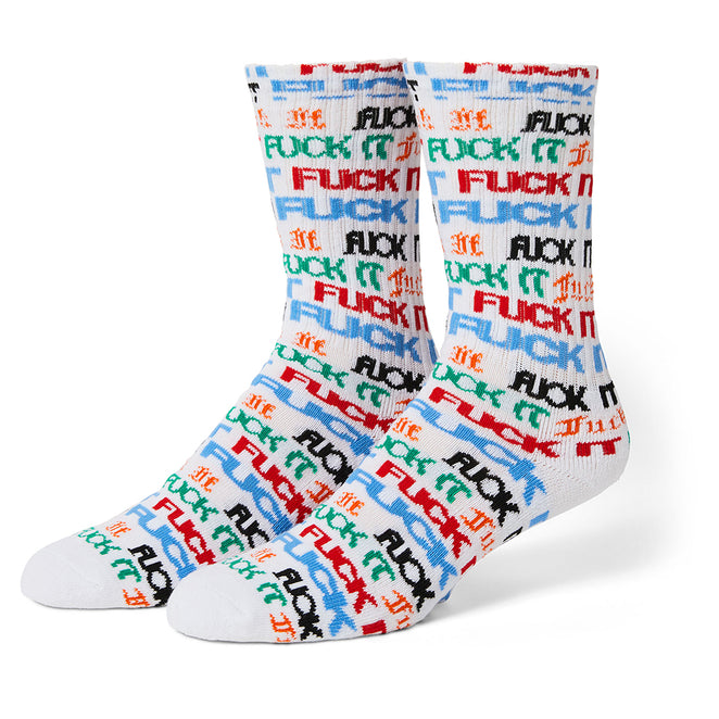 HUF Fuck It Flyer Crew Socks