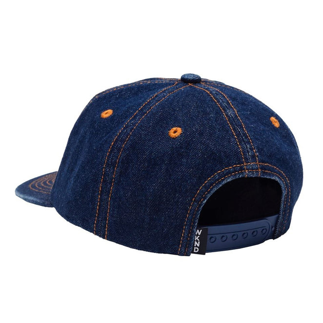 WKND Skateboards Fishbone Denim Snap-Back Hat