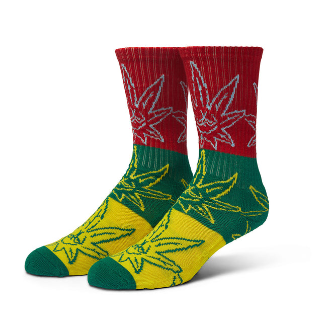 HUF Green Buddy Pop Crew Socks