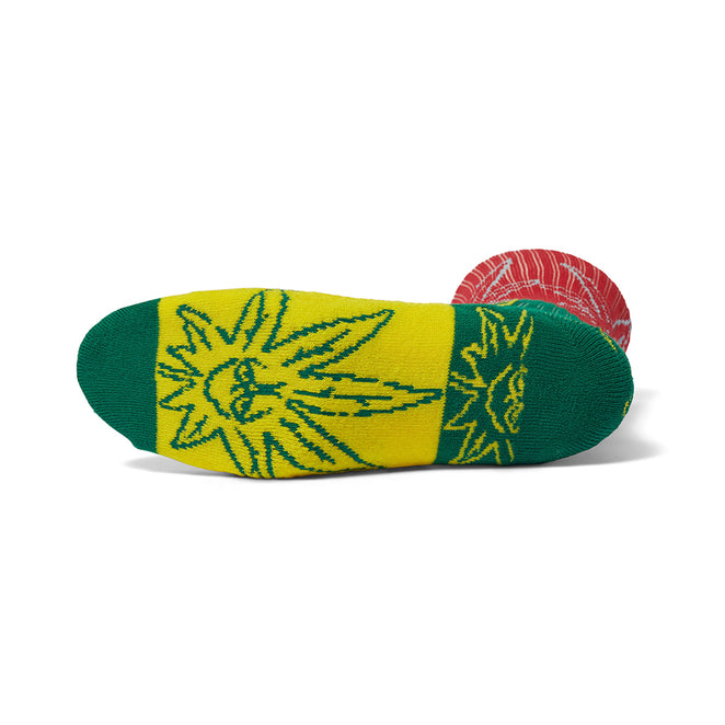 HUF Green Buddy Pop Crew Socks