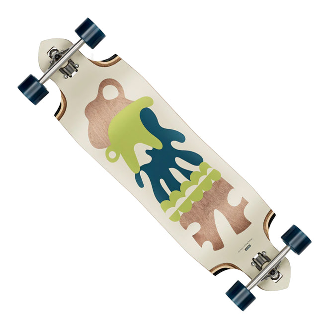 Globe Footwear Geminon Micro Drop Down Longboard Complete Skateboard