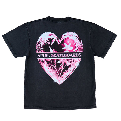 April Skateboards Heart T Shirt