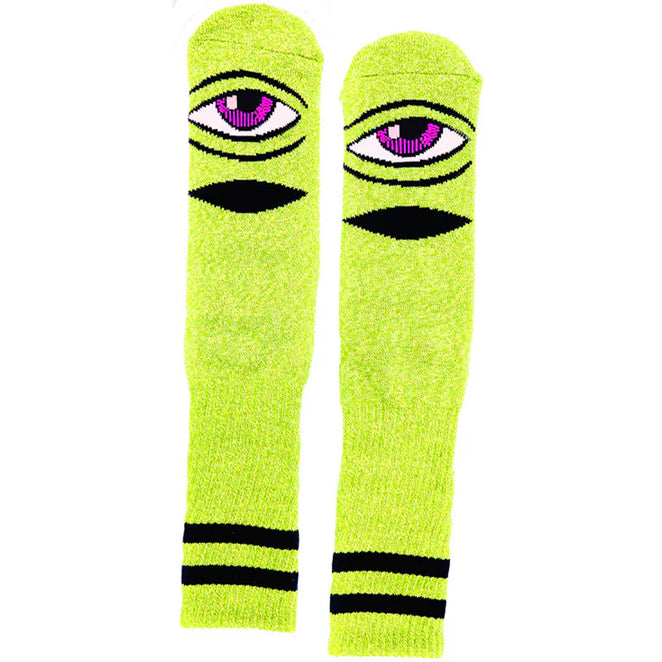 Toy Machine Neon Heather Sect Eye Socks