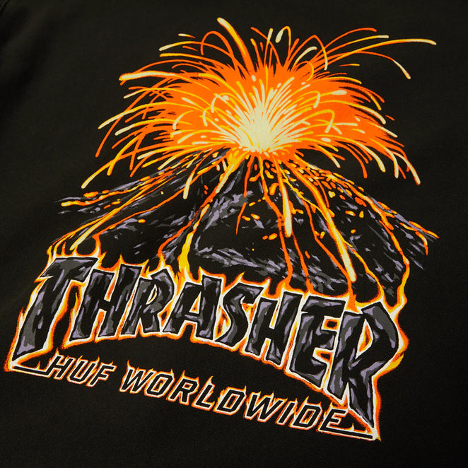 HUF x Thrasher Meltdown Heavyweight Hooded Sweatshirt