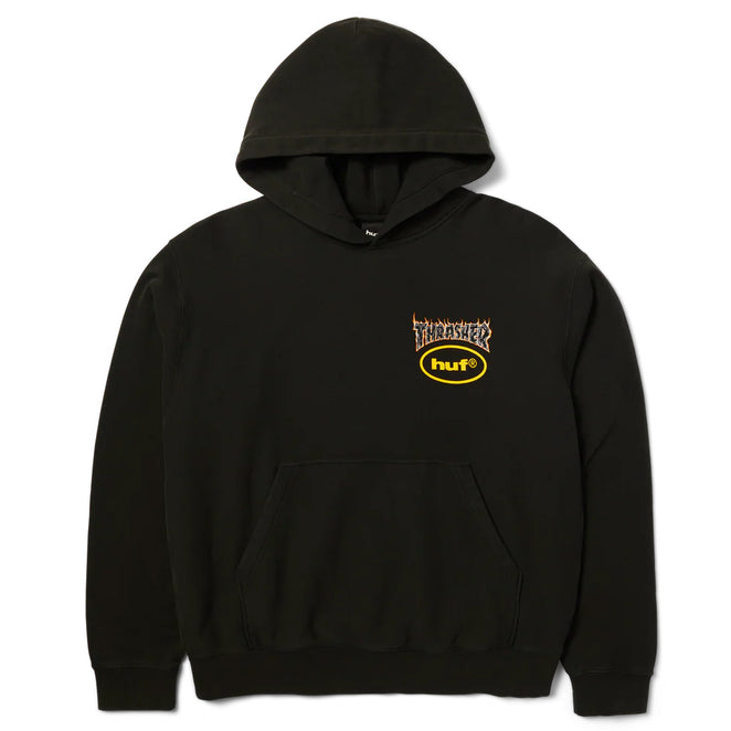 HUF x Thrasher Meltdown Heavyweight Hooded Sweatshirt