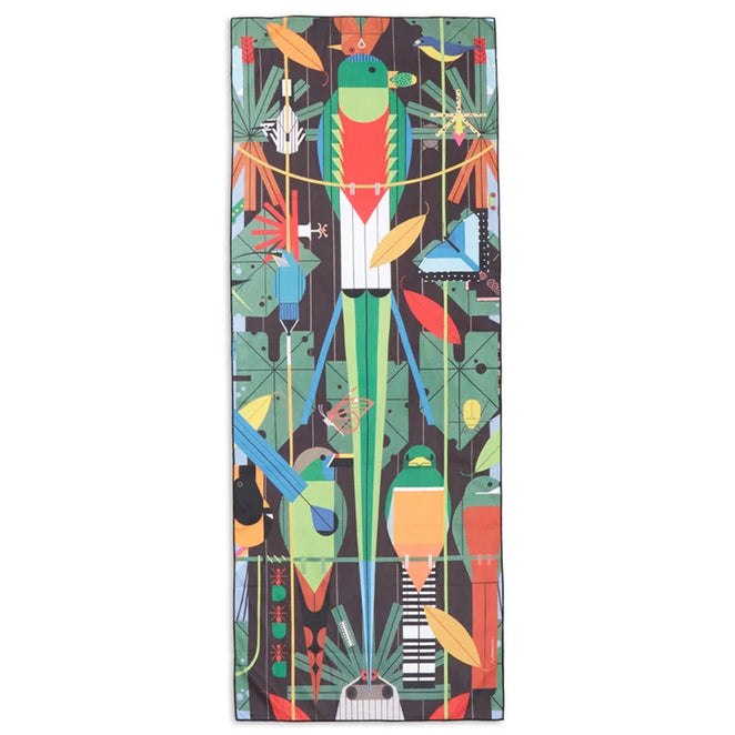 Habitat Charley Harper Monteverde Yoga Towel