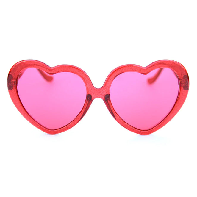Happy Hour Eyewear Heart On Sunglasses