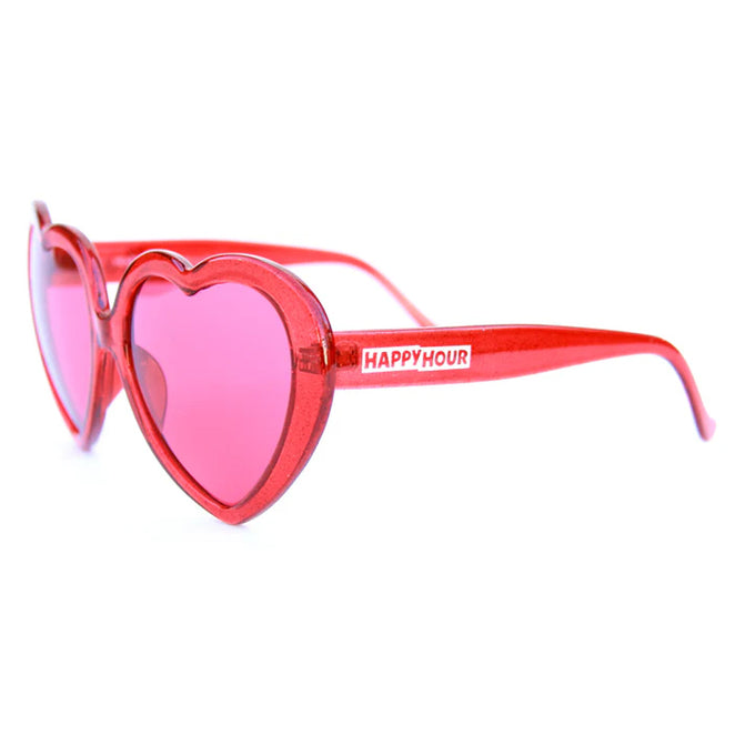 Happy Hour Eyewear Heart On Sunglasses