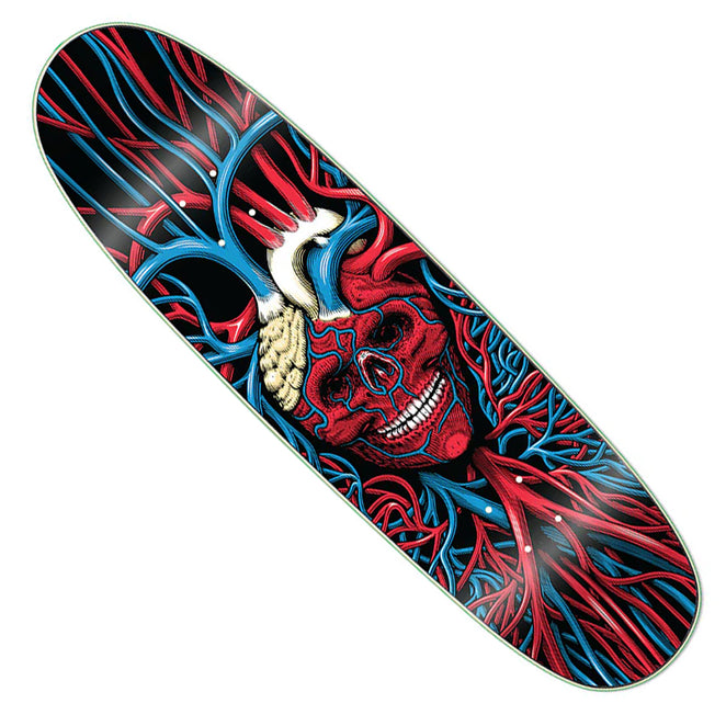 Strangelove Black Velvet Heart Skull Shaped Deck