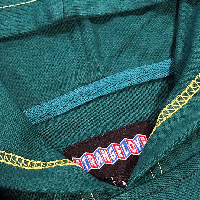 Strangelove Helvetica Logo Long Sleeve Hooded T Shirt