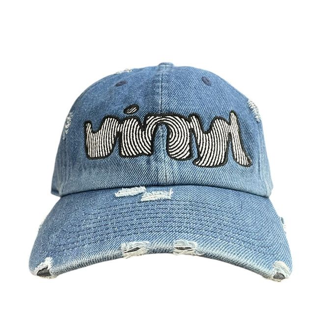Vinyl Spiral Denim Dad Hat