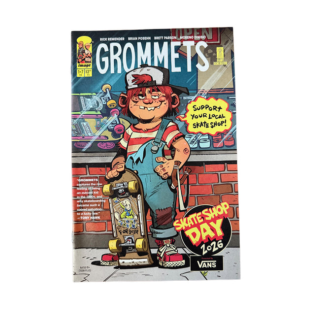 Skate Shop Day SSD 2026 Grommets Comic Book