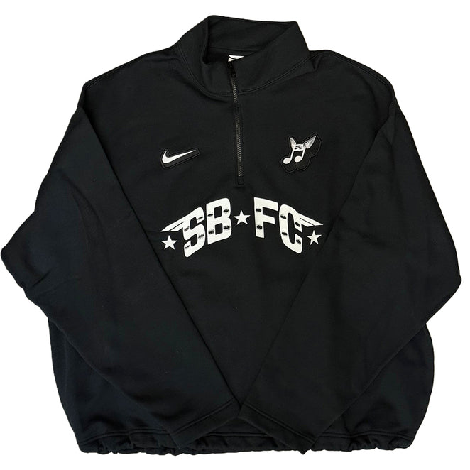 Nike SB Half Zip Fleece Crew Neck Sweatshirt