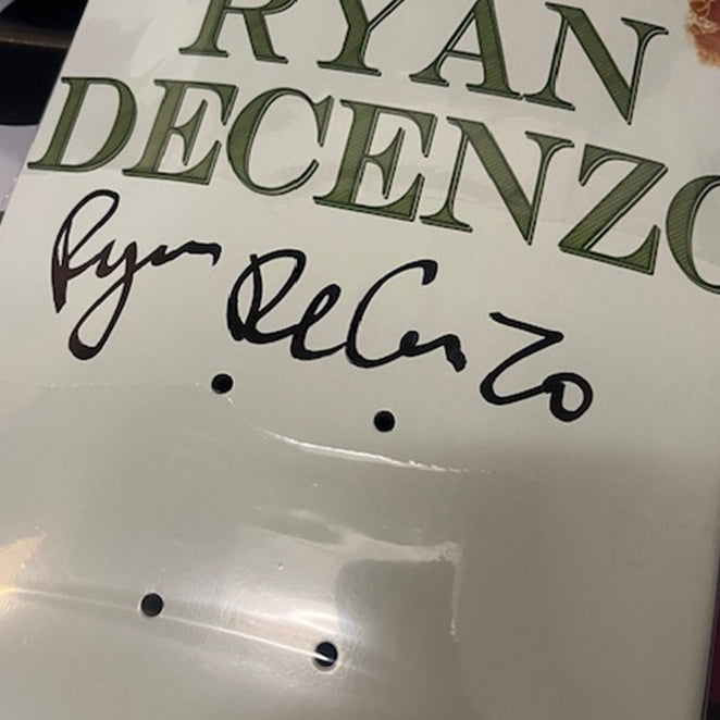 2Cents Skateboards Ryan Decenzo Monkey Business Carbon Fiber Signed Deck