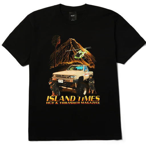 HUF x Thrasher Island Times T Shirt