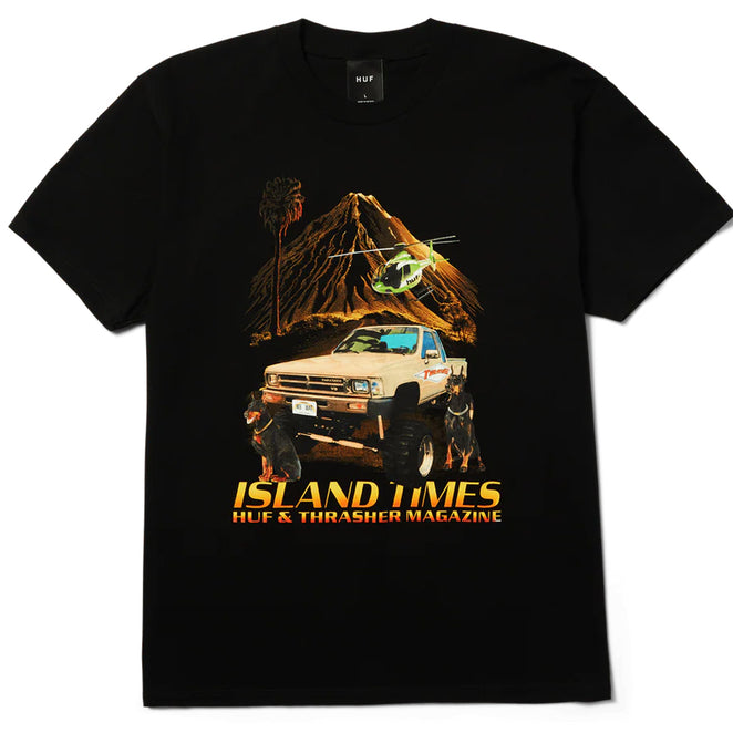 HUF x Thrasher Island Times T Shirt