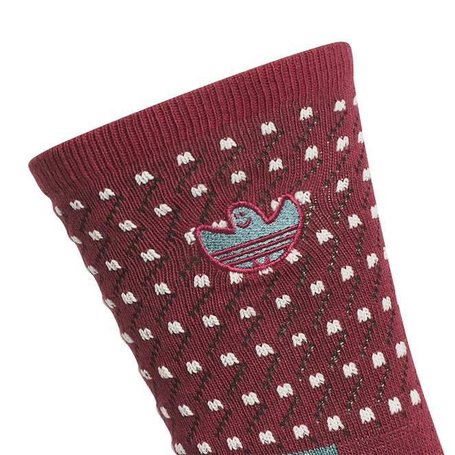 Adidas Shmoofoil Disorder Shadow Red Crew Socks