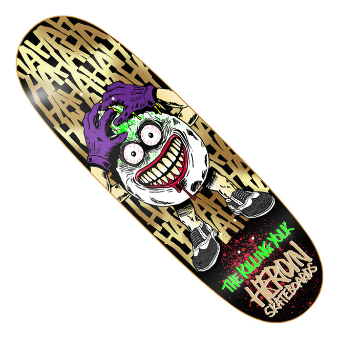 Heroin Skateboards Killing Yolk Symmetrical Egg Deck