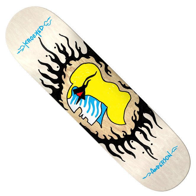 Krooked Mike Anderson Pink Flame Deck
