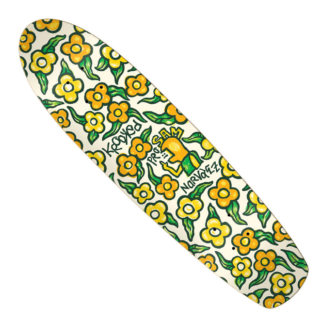 Krooked Sam Narvaez Flowers Zip Zinger Deck