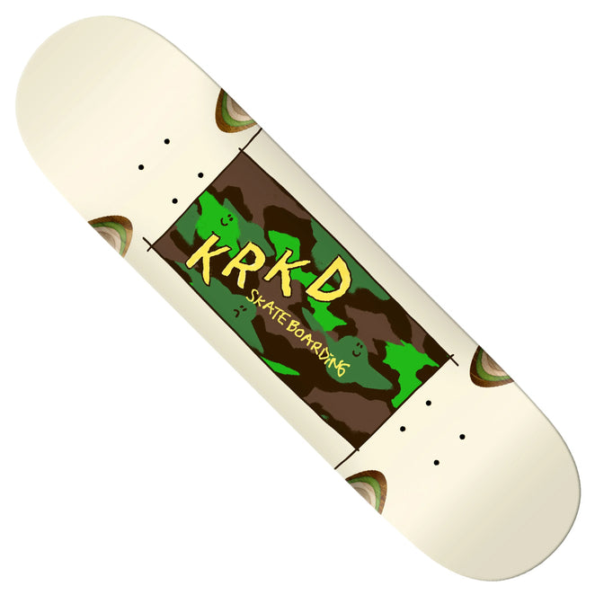 Krooked Team Kamo Wheel Wells White Deck