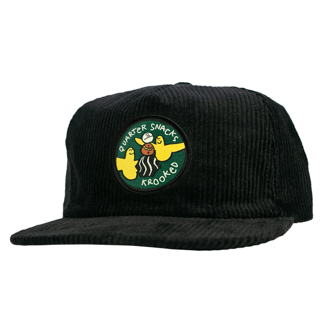 Krooked x Quartersnacks Snackbird Corduroy Snap-Back Hat