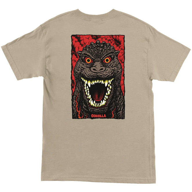 Santa Cruz Godzilla Destroyer Stripes T Shirt