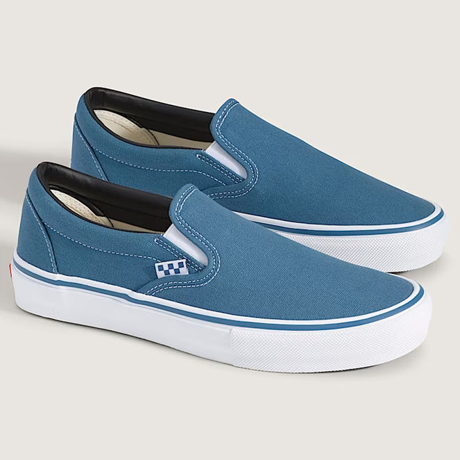 Vans Skate Slip-On Navy Canvas Shoes