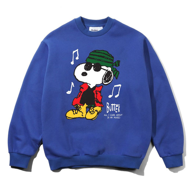 Butter Goods x Peanuts Music Crew Neck Sweater