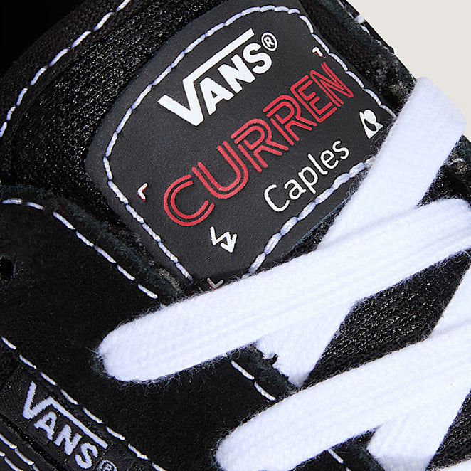 Vans Skate Curren Caples Black White Shoes