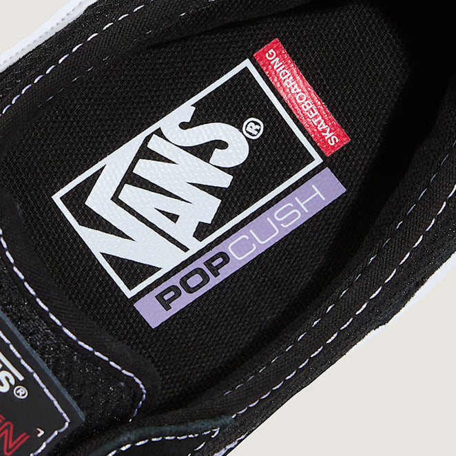 Vans Skate Curren Caples Black White Shoes