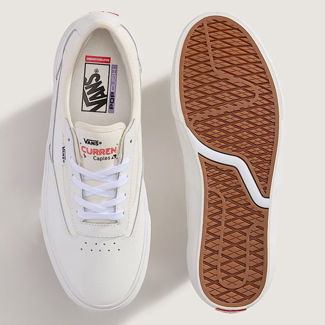 Vans Skate Curren Caples Blanc De Blanc Shoes