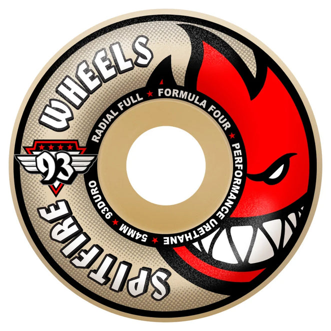 Spitfire Radial Full Formula Four 93D Wheels