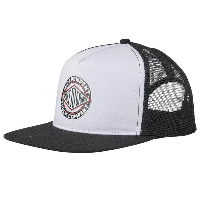 Independent BTG Summit Mesh Trucker White Black Hat