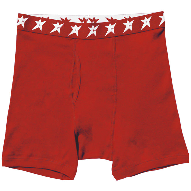 Carpet Company 3 Pack Red C Star Boxer Briefs