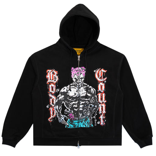 Carpet Company Body Count Zip-Up Hooded Sweashirt
