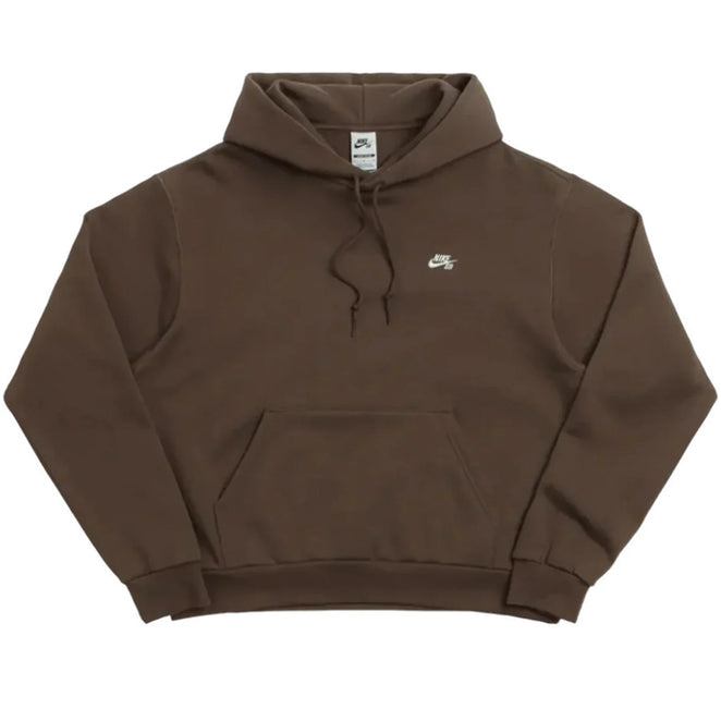 Nike SB Dark Hazel Essentials Embroidered Fleece Pullover Skate Hooded Sweatshirt