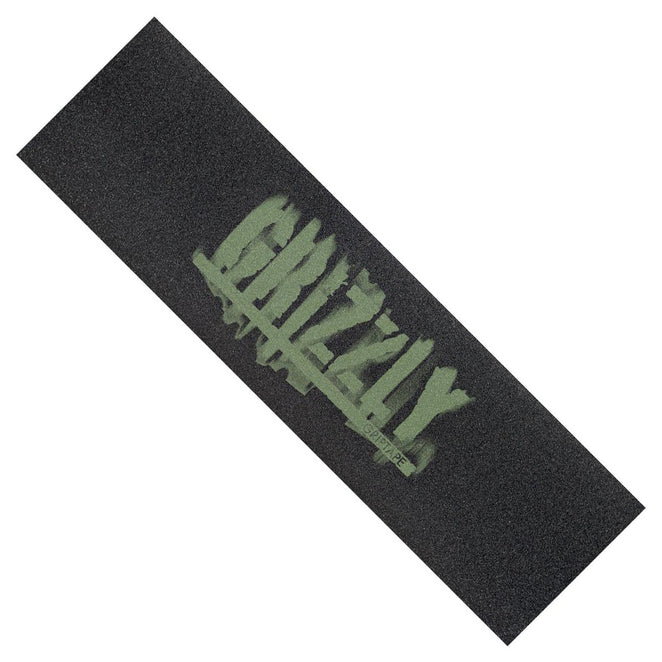 Grizzly Burn Out Stamp Green Griptape