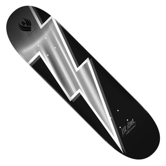 Powell Peralta Flight Mike Vallely Lightning Bolt Silver Foil Deck