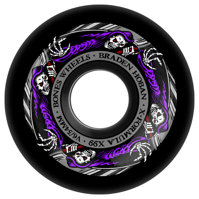 Bones Wheels Braden Hoban Reaper V6 Widecut X-Formula 99A Wheels