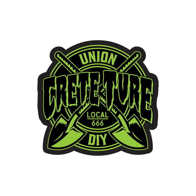 Creature Skateboards Crete-Ture DIY Sticker