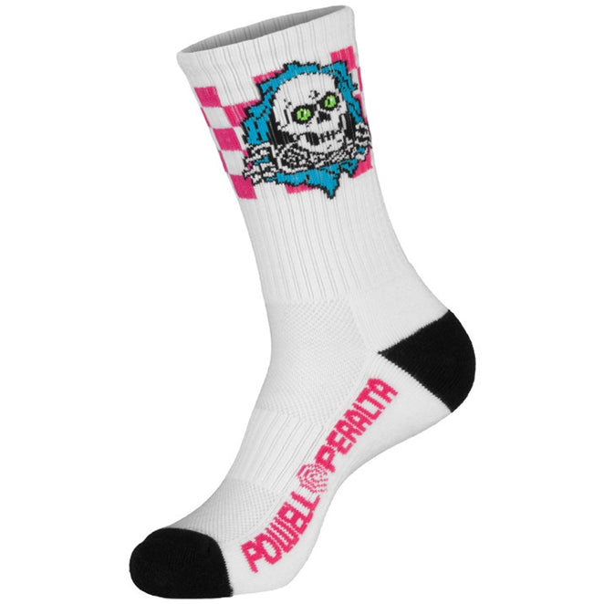 Powell Peralta Ripper Checker Stripes Crew Socks