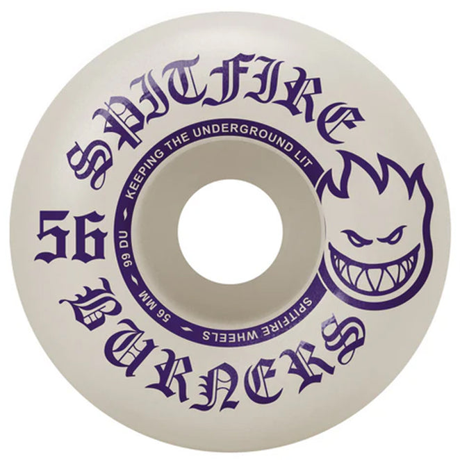 Spitfire Burner 99D White Wheels