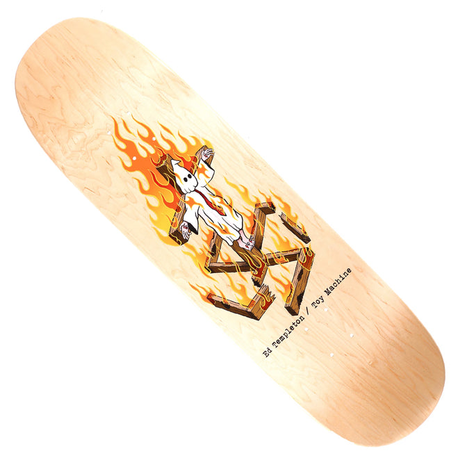 Toy Machine Templeton Charred Cross Black Deck | Planche de 8.5 Toy Machine Templeton Charred Cross Black Deck | Planche de 8.5