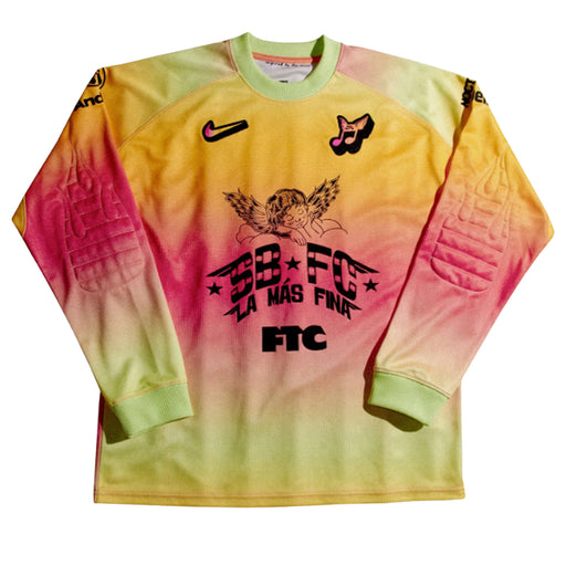 Nike SB Club 58 Hyper Pink Long-Sleeve Skate Jersey
