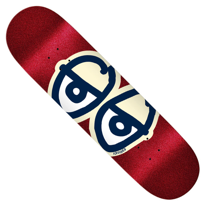 Krooked Red Glitter Team Eyes True Fit Deck