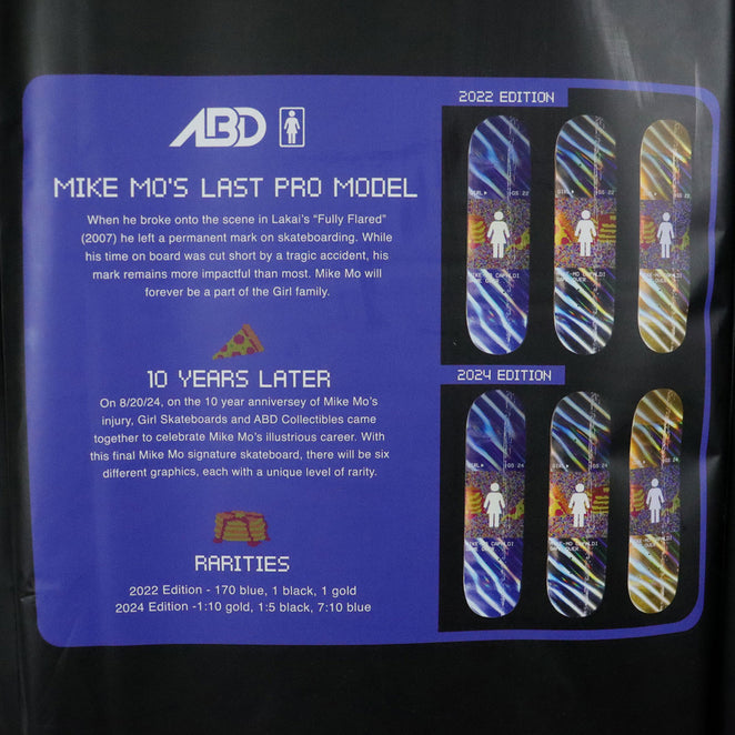 Girl Mike Mo Game Over Blind Bag Signed Deck