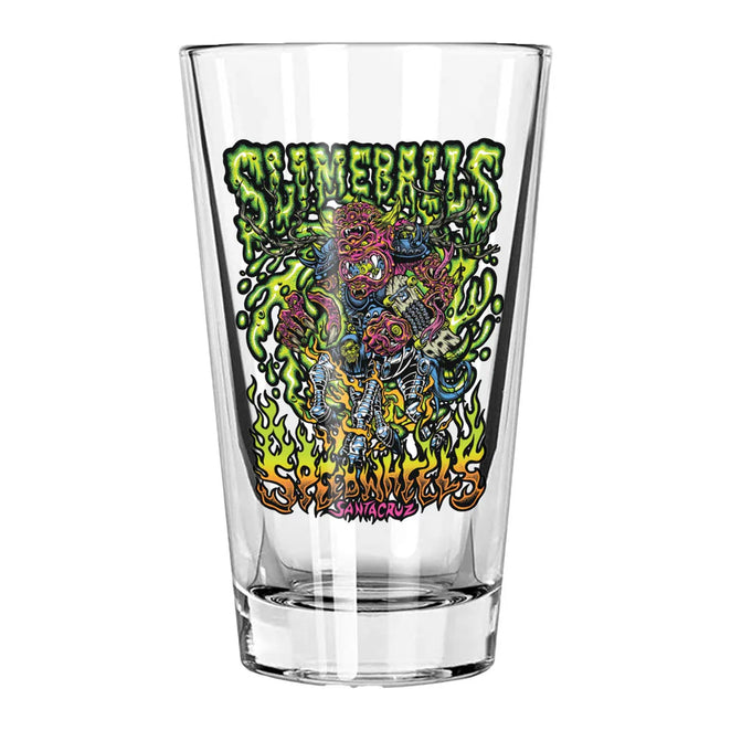 Santa Cruz Slime Balls Dirty Donny Pint Glass