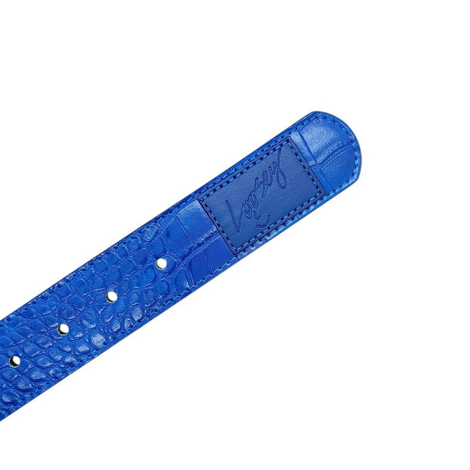 Loosey Croc Skin Blue Belt